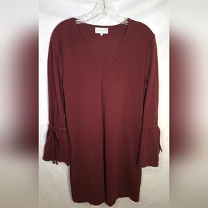 Caryn Vallone Womens Maroon Dress Size Small
